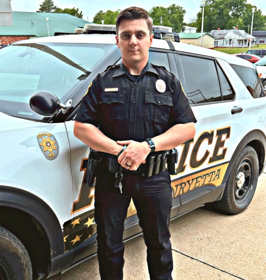 Welcoming Officer Patchin to the Henryetta Police Department